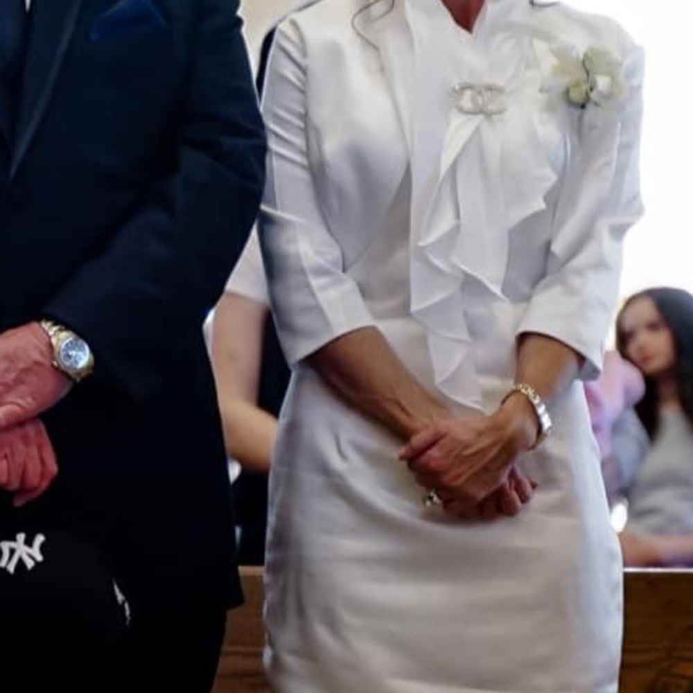 Mother of the bride church  2 piece  suit dress